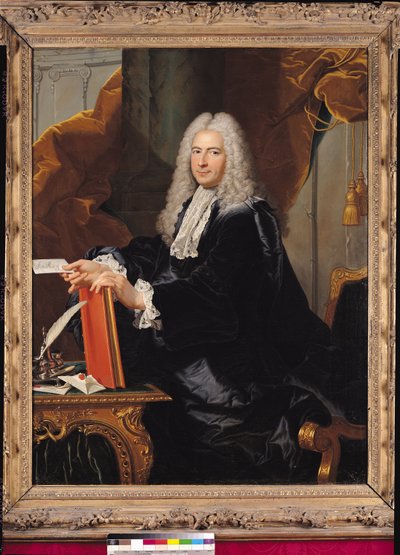 Portret van Philibert Orry (1689-1747) door Hyacinthe Francois Rigaud